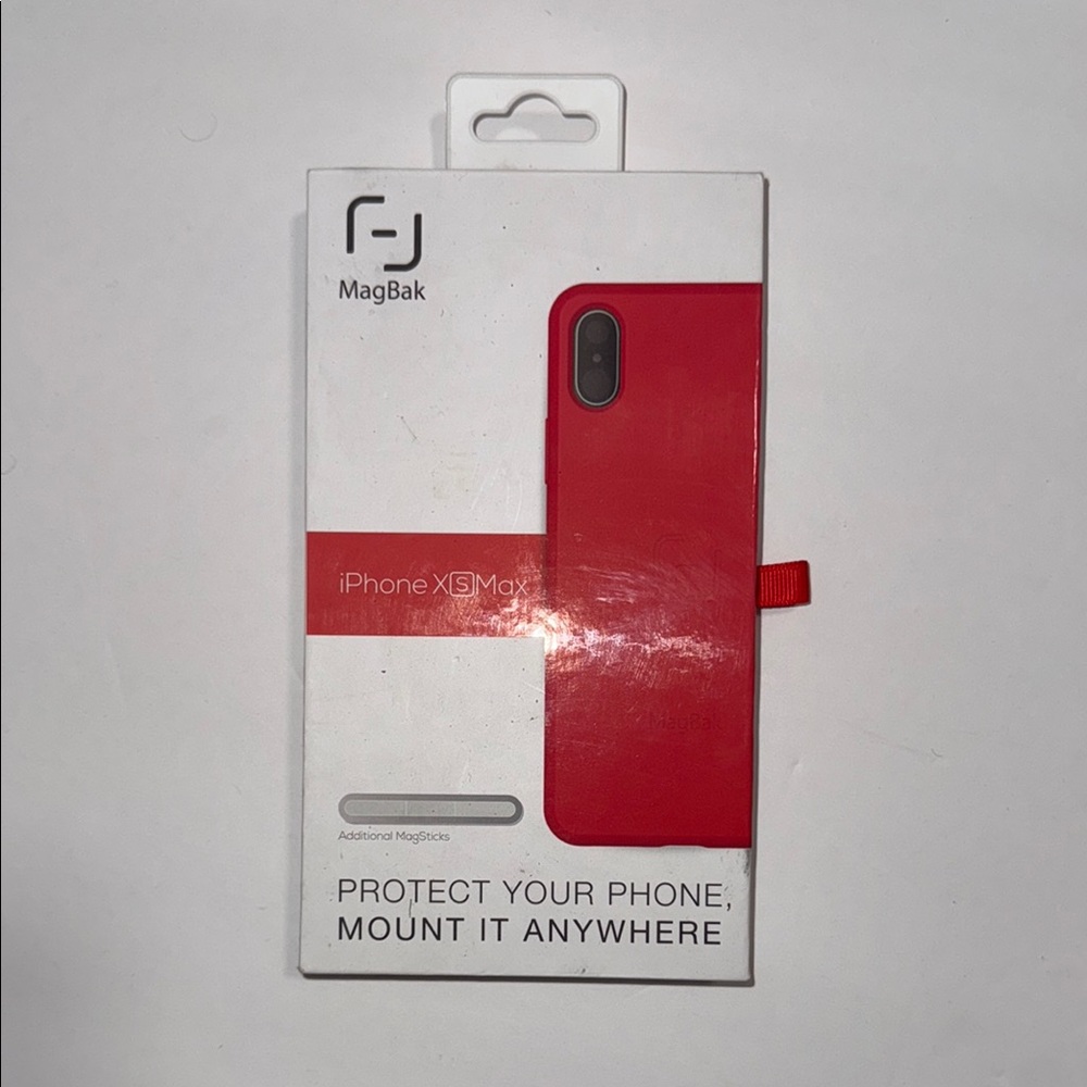 MagBak Red Phone Case for iPhone XS Max